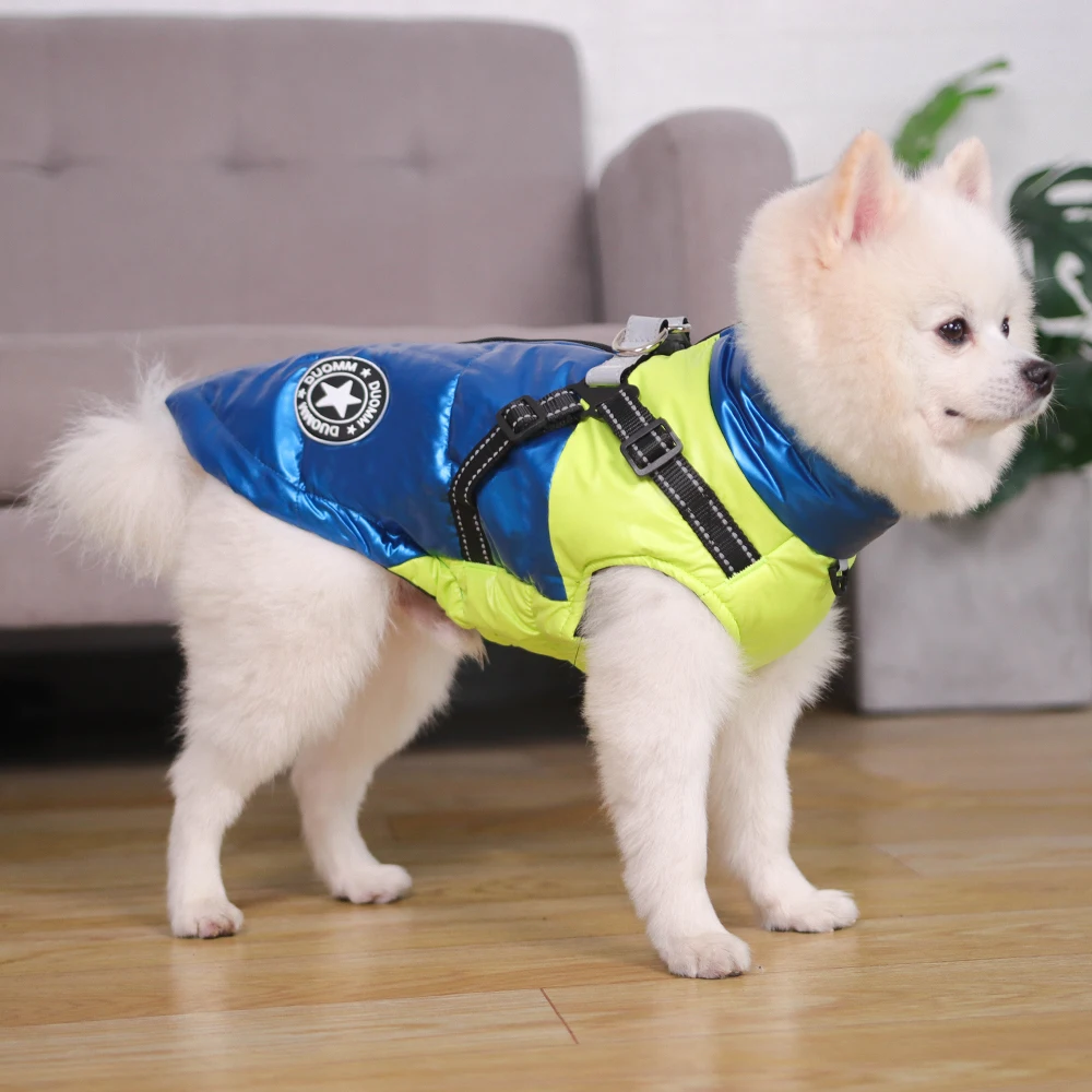 

Waterproof Warm Dog Jacket Vest Winter Dog Clothing French-Bulldog Coat Pet Costume For Small Dogs Chihuahua Dog Apparel