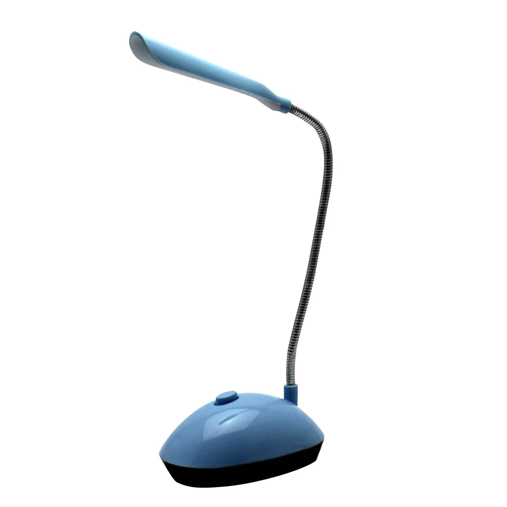 

Светодиодная лампа, настольная лампа, лампа для чтения с регулируемой яркостью, питание от батарейки AAA, настольная лампа с 4 светодисветоди...