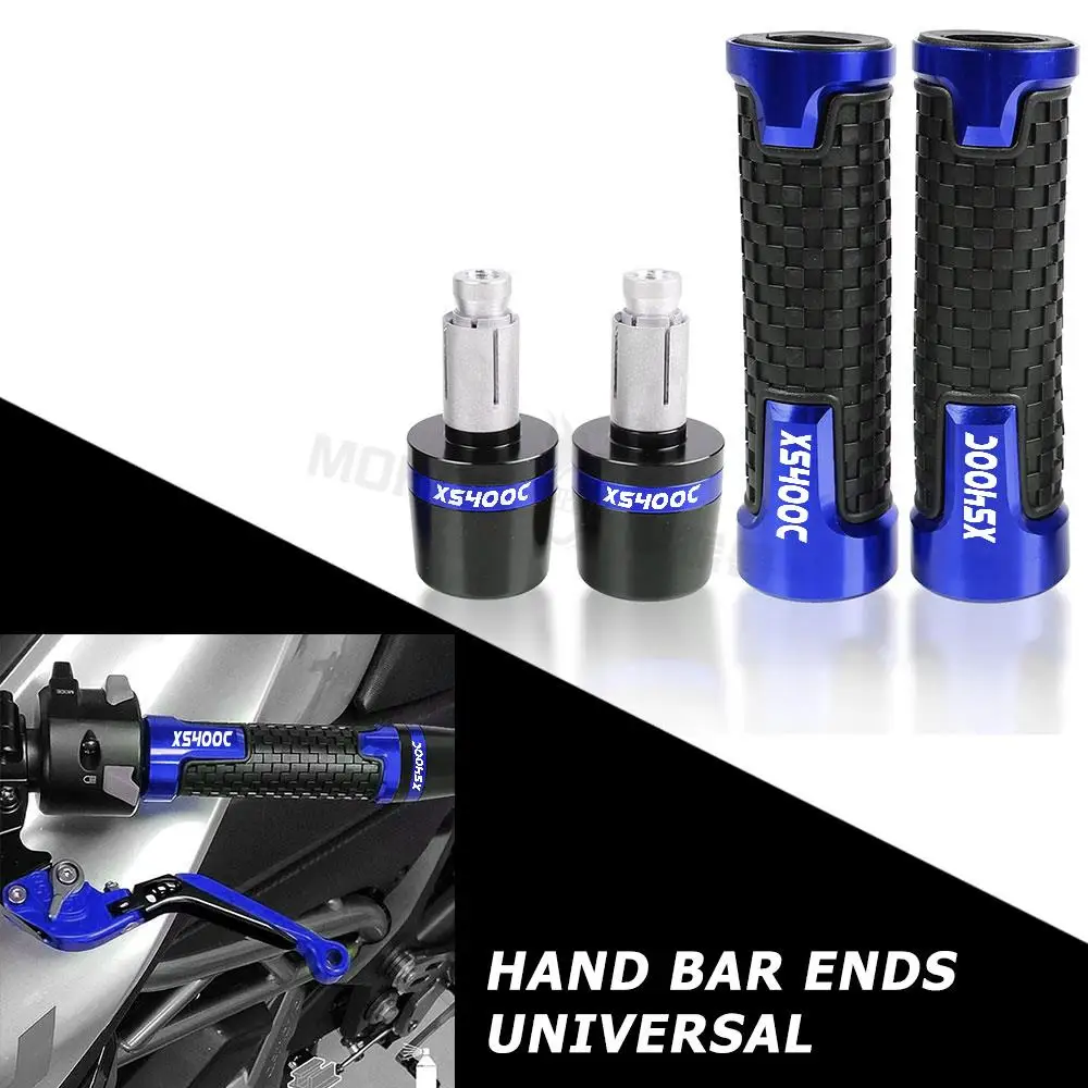 

XS 400 C For YAMAHA XS 400C 1978 1979 1980 Motorcycle Accessories XS400C 7/8"22mm Handlebar Grips Hand Bar Ends Handle Cap Plugs