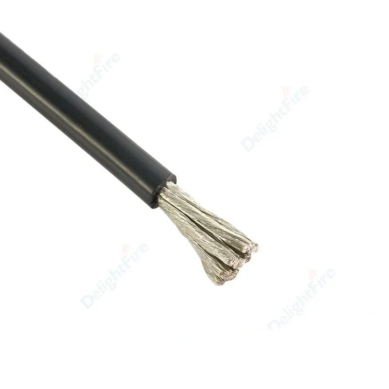 

DelightFire гибкий силиконовый кабель красный черный 12AWG-6AWG