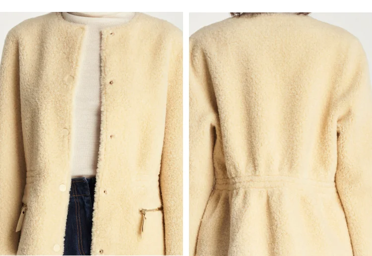 Женское пальто Fengbaoyu из овечьей шерсти новинка осень-зима очаровательный топ