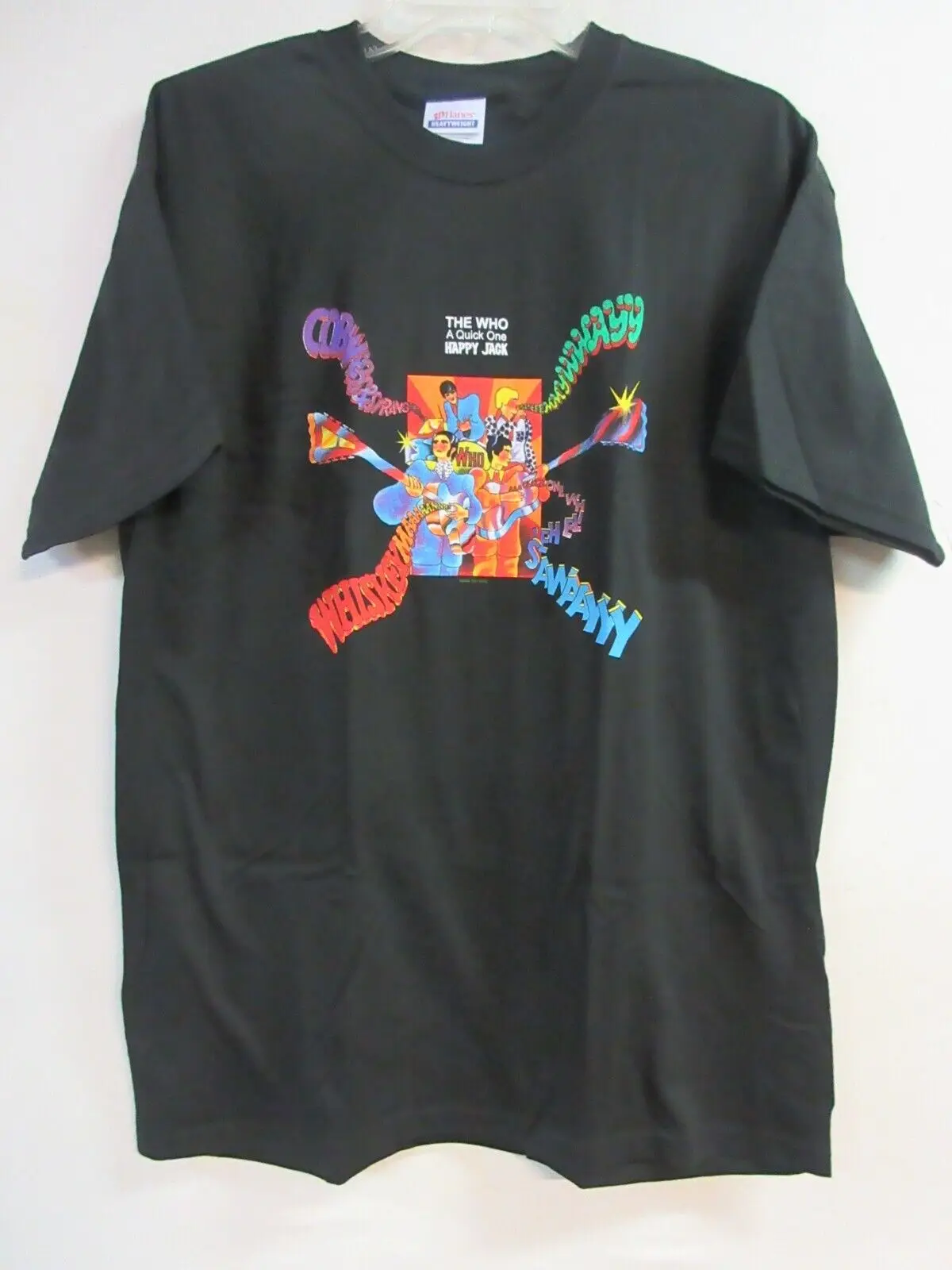 Официальная музыкальная футболка THE WHO MERCH HAPPY JACK 2004 BAND