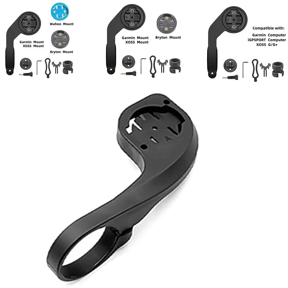 

Bicycle Computer Bracket Easy Install Support Extended Mount Compatible Bryton Xoss Walker