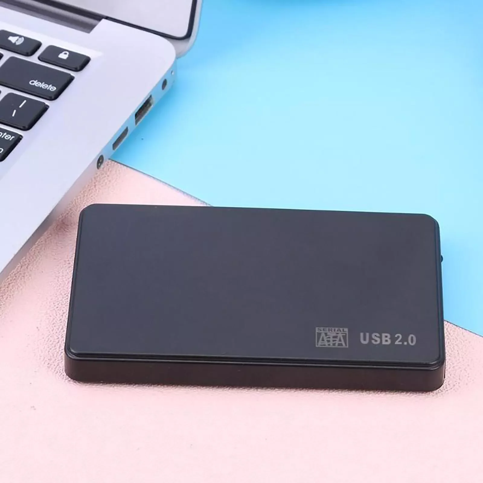 

Tops 2.5 inch Hard Drive Box SATA USB 2.0 Portable Tool Free SSD Disk HDD Case External Hard Disk Enclosure for PC Computer