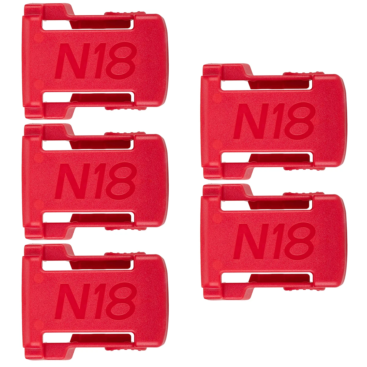 

5 шт., пластиковые держатели для батарей, для Milwaukee M18 18 в 48-11-1828 48-11-1815