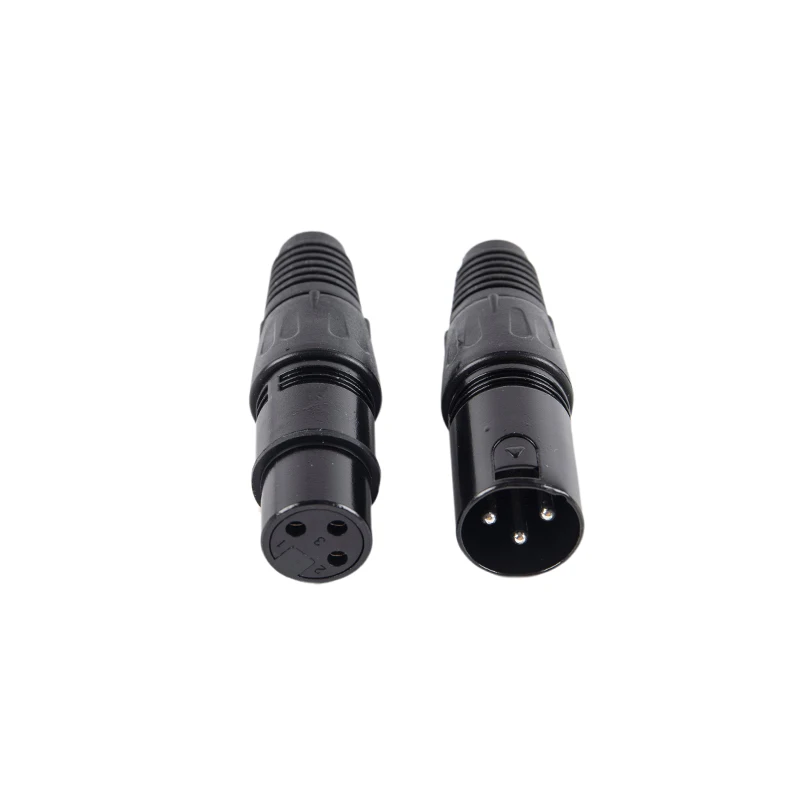 

Male&famale Interface Socket 3-core Plug Connector XLR Microphone Audio Adaptor