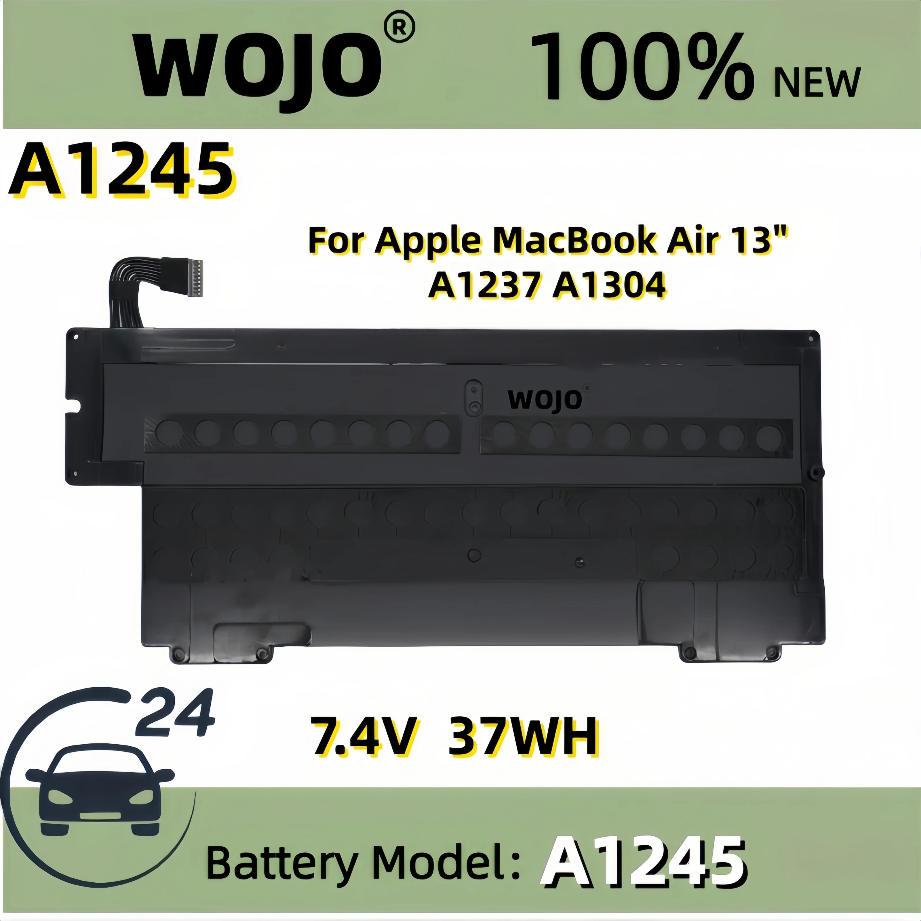 Фото A1322 A1245 A1331 A1437 A2669 A2797 7,2 В 37 Втч Аккумулятор для ноутбука Apple MacBook Air 13 дюймов A1237 A1304 №2