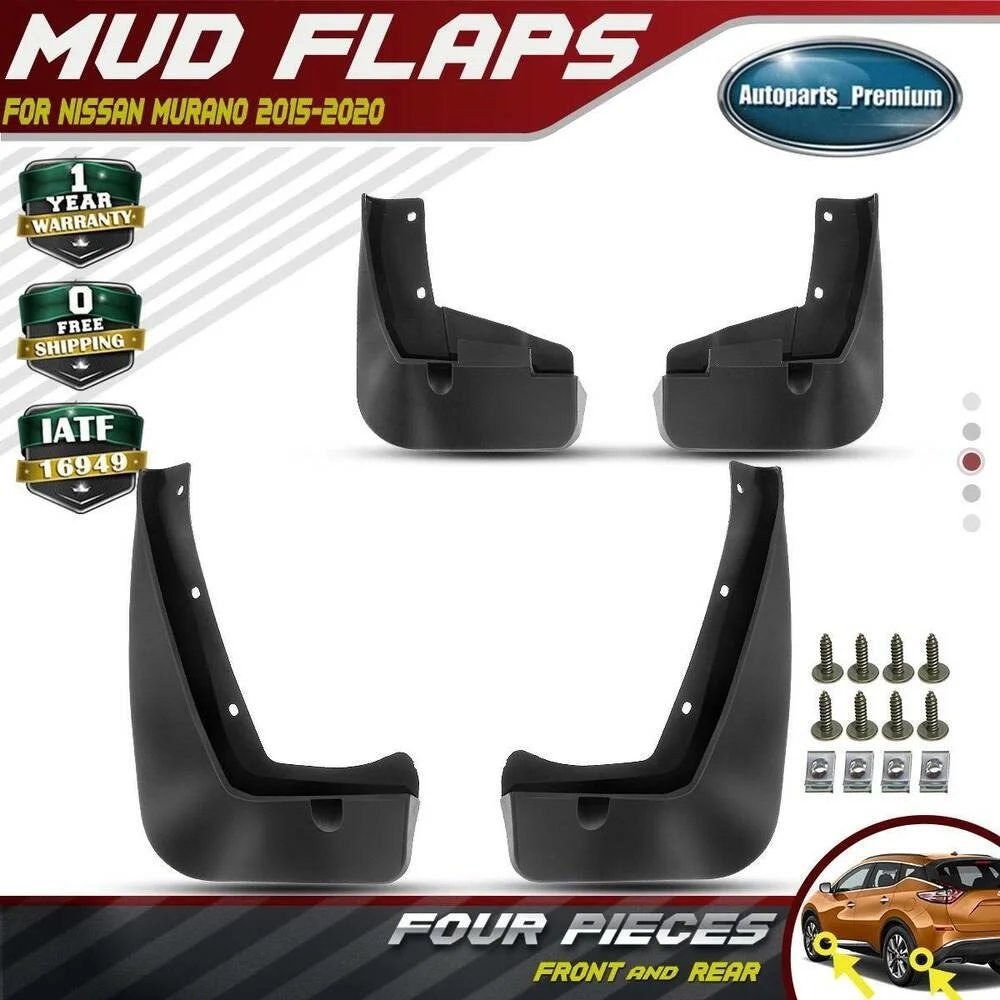 

4PCS Splash Guards Mud Falps Mudguards for Nissan Murano 2015-2020 Front & Rear