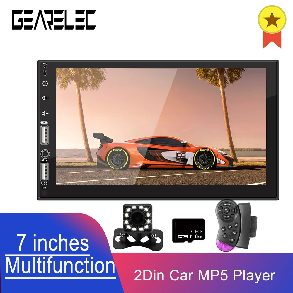 Автомобильный радиоприемник MP5-плеер с 7-дюймовым сенсорным экраном Bluetooth USB