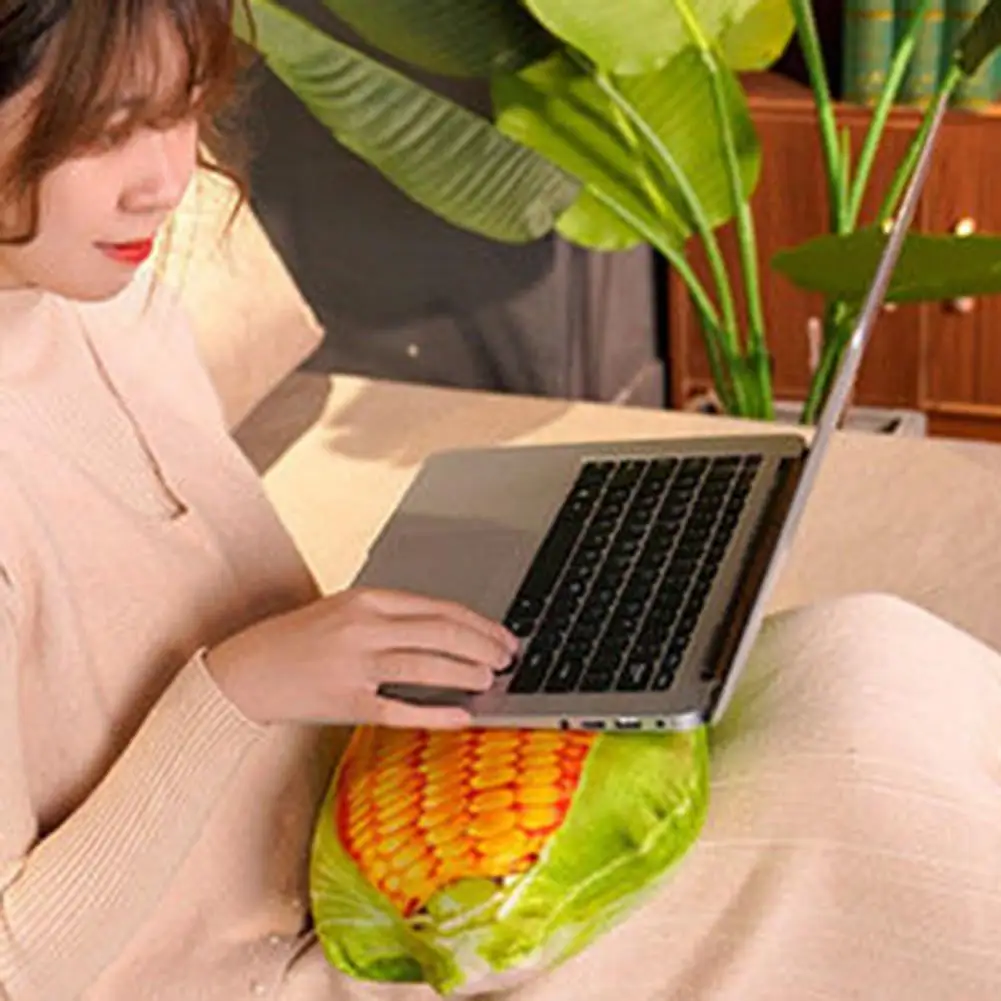 

PP Cotton Realistic Birthday Present Corn Throw Pillow Simulation Corn Stuffed Pillow Soft for Bedroom