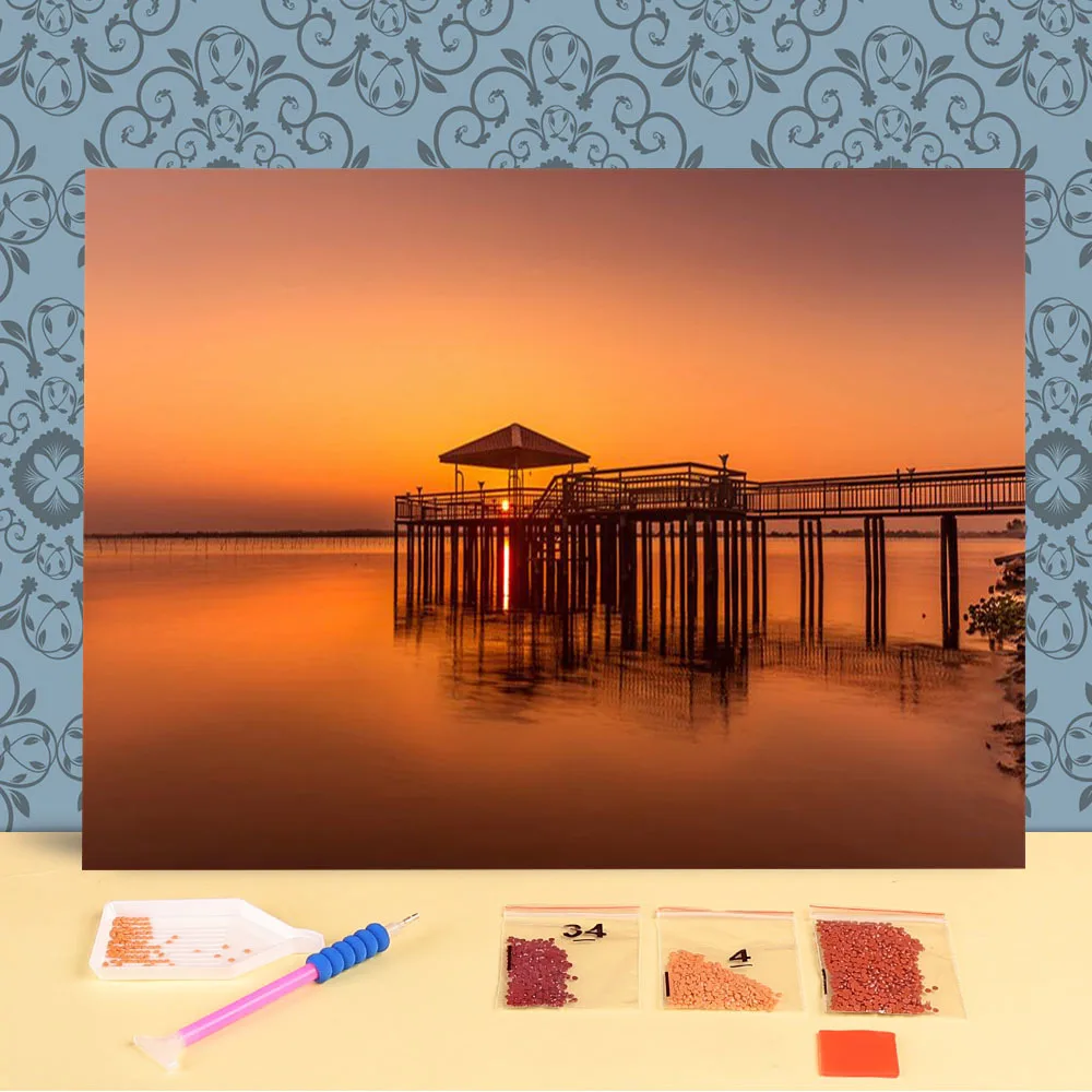 

Набор для алмазной вышивки «Пейзаж заката»