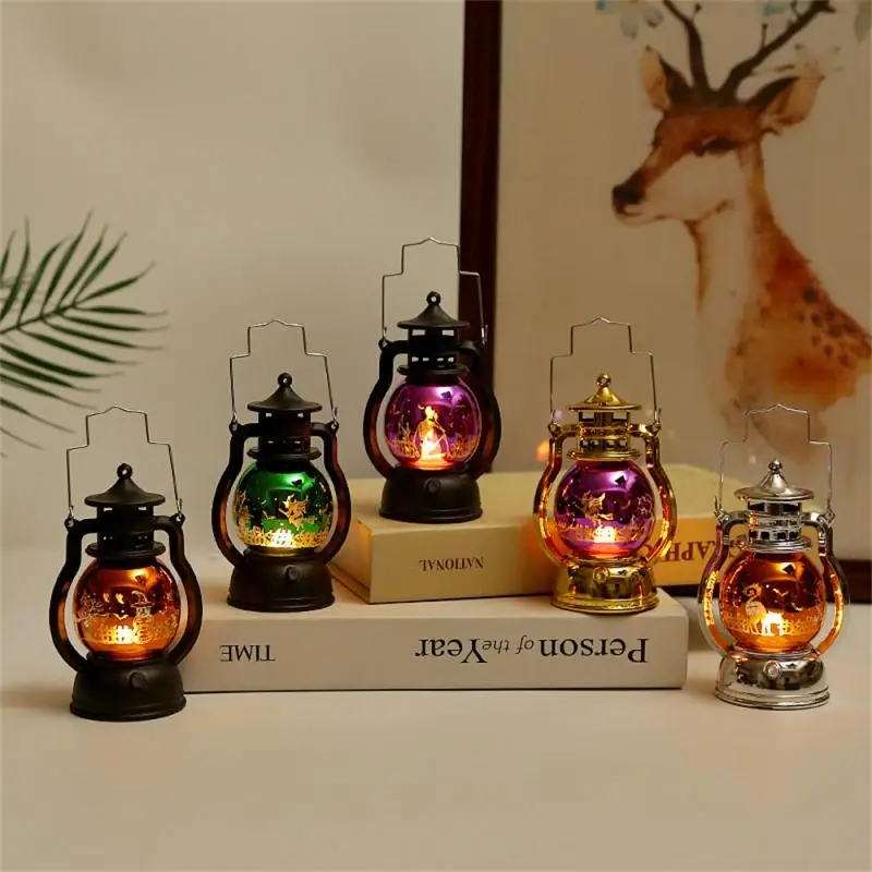 

Европейская ретро-лампа в виде тыквы, украшение в стиле ретро, атмосферное украшение, лампа, Очаровательное украшение для бара на Хэллоуин, должно быть