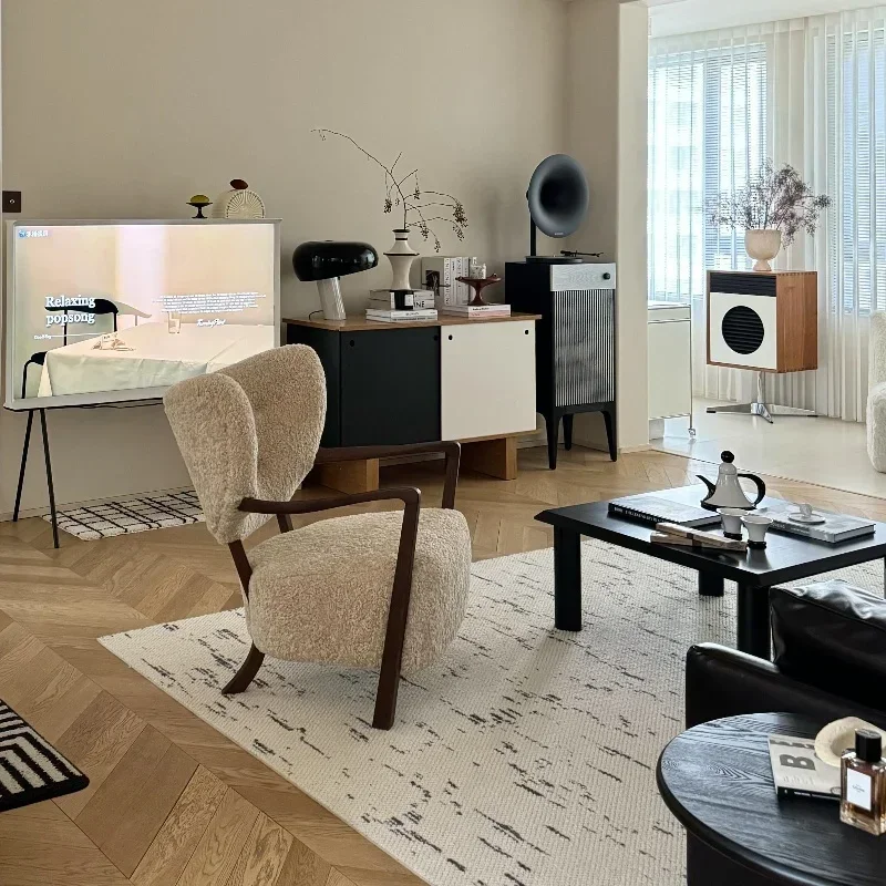 Мусс датский дизайнер средневековый одиночный диван-кресло Североамериканский