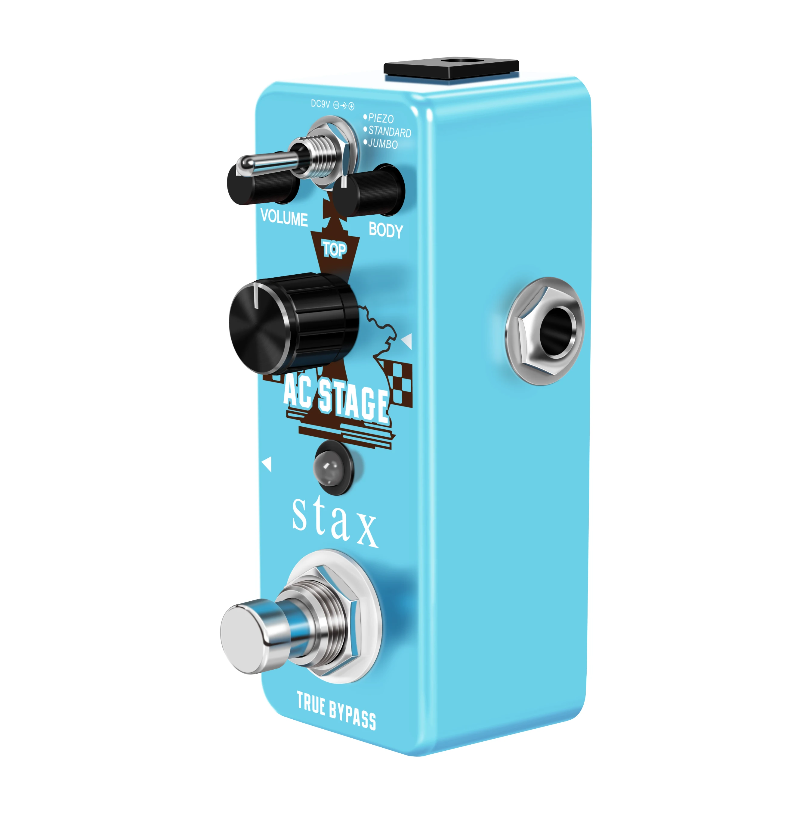 Stax LEF-320 AC Stage Guitar Pedal Effect Analog Acoustic Pedals For Guitars Guitarist Analog Effectors Piezo Standard Jumbo