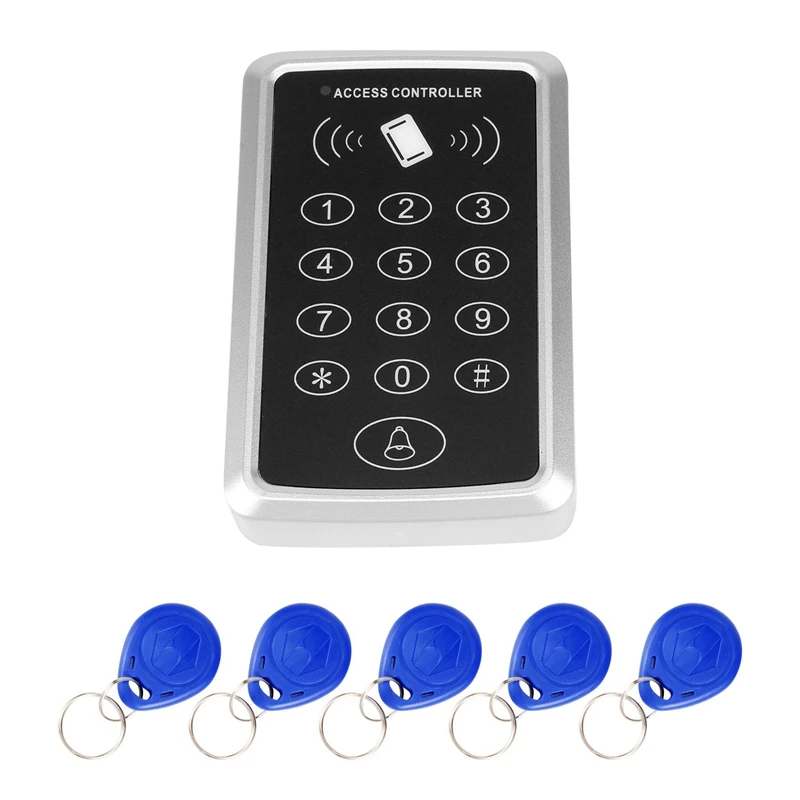 

Фонарь, 125 кГц RFID EM ID автономная клавиатура с паролем и брелоками RFID для домашней безопасности