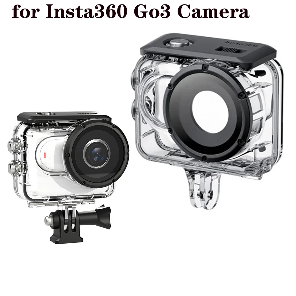 

New 60m Underwater Diving Housings For Insta360 GO 3 Waterproof Case Protective Box Diving Housings Shell Camera Accessories