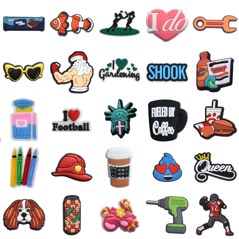 

Set Jeans Wholesale Bulk Girl Decorations for Crocs Para Pins Boy Shoes Accessories Women Charm Shoe Charms Gifts Packs Men Kids