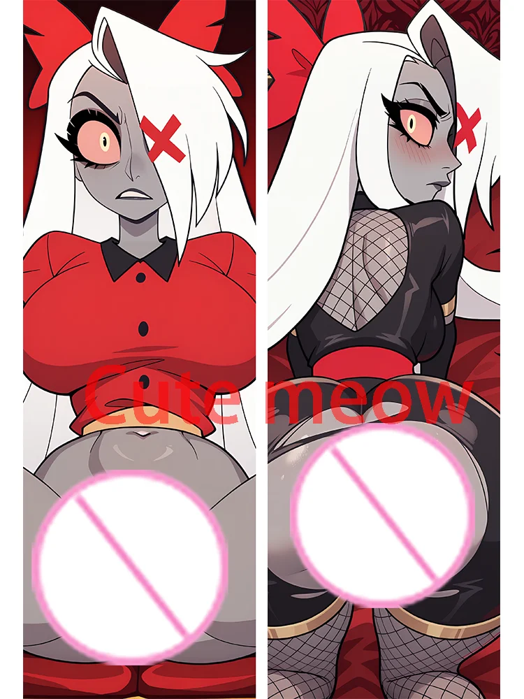 Dakimakura Vaggie Hazbin Hotel двусторонний принт полиэстер/хлопок