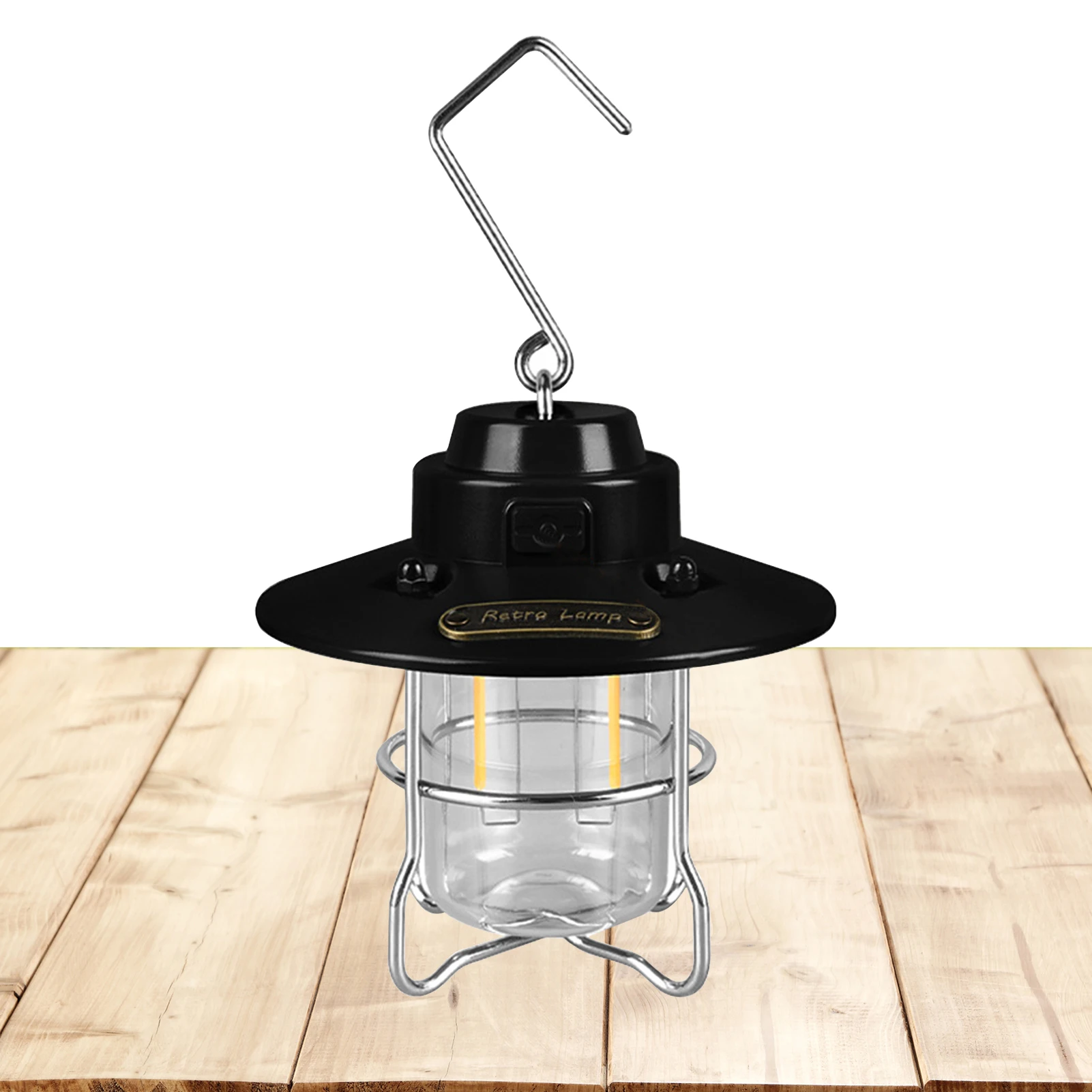 

Водонепроницаемый светодиодный фонарь для кемпинга, рабочее освещение, портативный походный фонарь с зарядкой от USB, подвесной уличный светильник