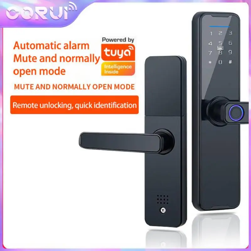 

Corui Tuya Smart Door Lock Fingerprint Lock Home Entrance Door Hotel Apartment Wifi Password Lock Smart Home Anti-theft Door