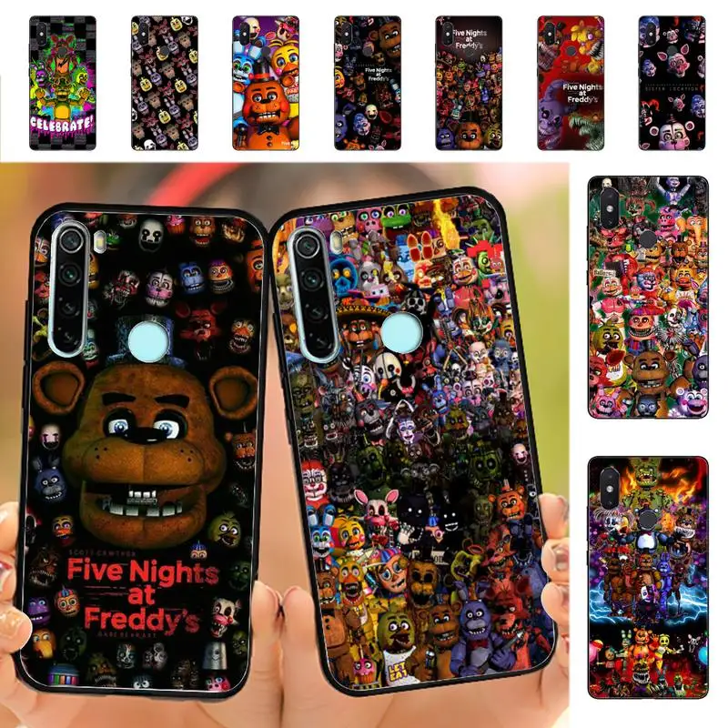 Fnaf Five-nights-At-Freddys Anime Phone Case for Redmi Note 8 7 9 4 6 pro max T X 5A 3 10 lite pro