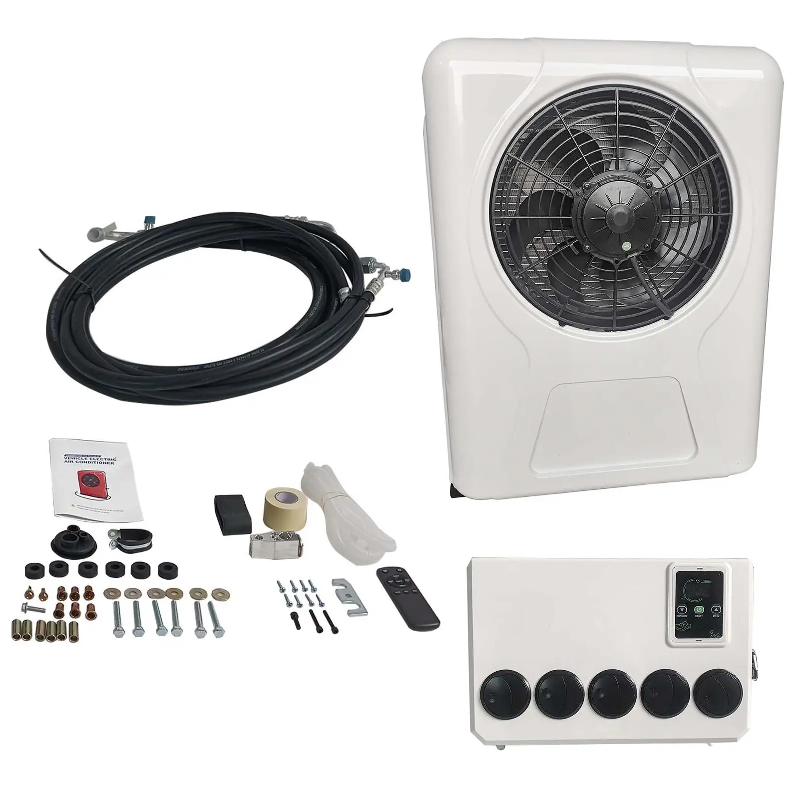 

AP03 12000 BTU 12V Truck Cab Air Conditioner Split AC Fits Semi For Trucks Bus RV Caravan