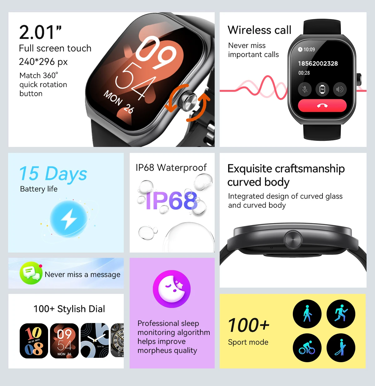 2024 новые умные электронные часы внешний вид материал из сплава экран высокой