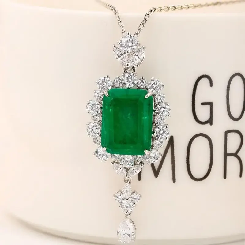 RUIF 2024 горячая Распродажа S925 Серебряный основной камень карат ожерелье