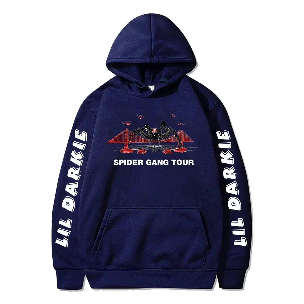 

Lil Darkie Spider Gang Tour Hoodie Unisex Long Sleeve Streetwear Women Men Sweatshirt 2023 Hip Hop Fashion Clothes