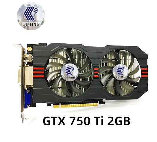 Оригинальная графическая карта GTX 750 Ti 2 Гб 1050 бит GDDR5 видеокарты NVIDIA Geforce для ASUS 750Ti
