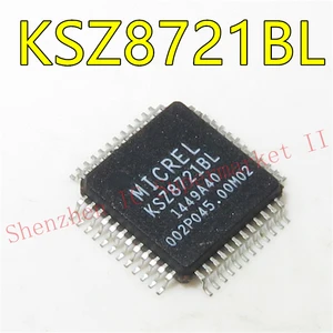 KSZ8721 KSZ8721BL KS8721BL QFP48 3.3V Single Power Supply 10/100BASE-TX/FX MII Physical Layer Transceiver