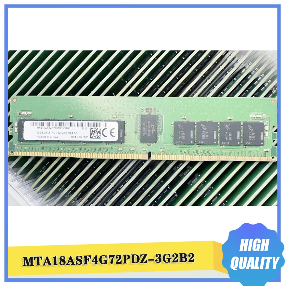 1 шт. для MT RAM MTA18ASF4G72PDZ-3G2B2 32G 32GB 2RX8 PC4-3200AA DDR4 3200 ECC REG Серверная память