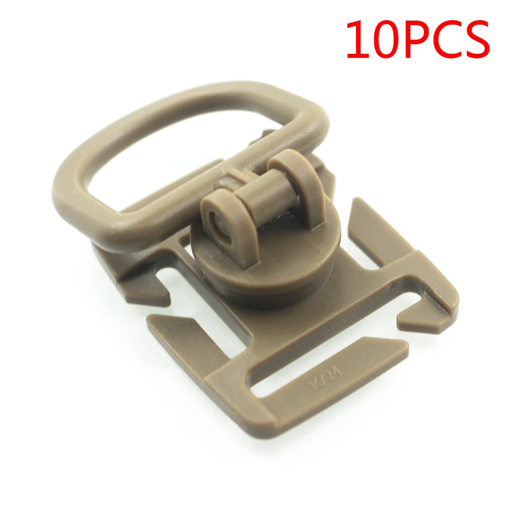

10 шт., тактические D-образные зажимы для рюкзака