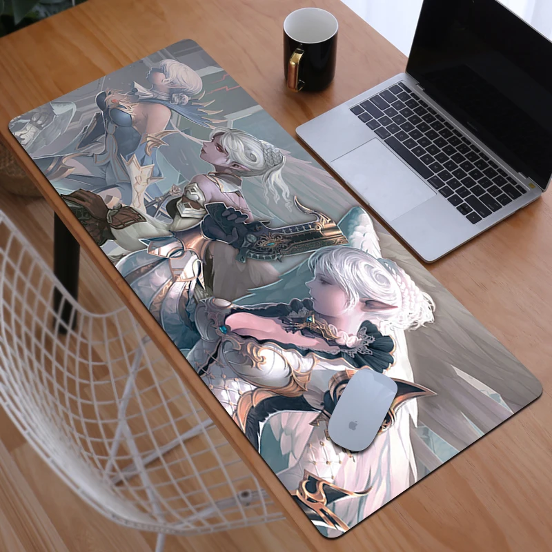 

Gaming Mouse Pad Lineage 2 Desk Protector Mousepad Gamer Keyboard Mat Pc Accessories Deskmat Mats Anime Mause Pads Xxl Carpet