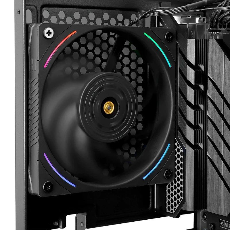 Thermalright TL-K12 12 см Вентилятор охлаждения корпуса 4-контактный PWM Halo высокопроизводительный вентилятор, черныйбелый цвет, обычныйреверсивный направление ветра (art.: 3920cd9bcac6c) - 3920cd9bcac6c
