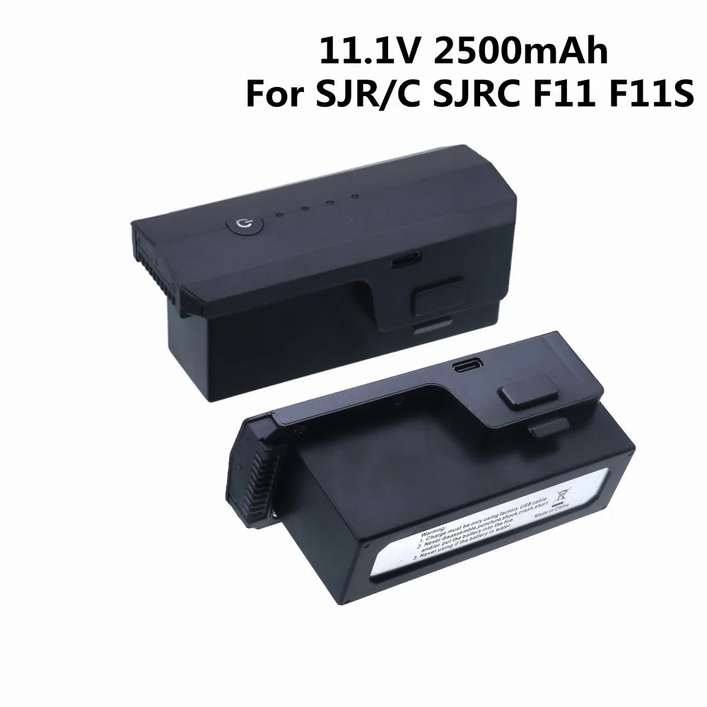 

11.1v 2500mah Lipo Battery For SJR/C SJRC F11 /F11 PRO GPS Drone Battery 11.1V 2500 mAh Lithium Batteries Spare Parts For F11S