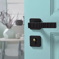 Modern Lever Door Handle For Interior Doors Durable Latch With Magnet Lock Zinc Gold Door hardware For Bedroom