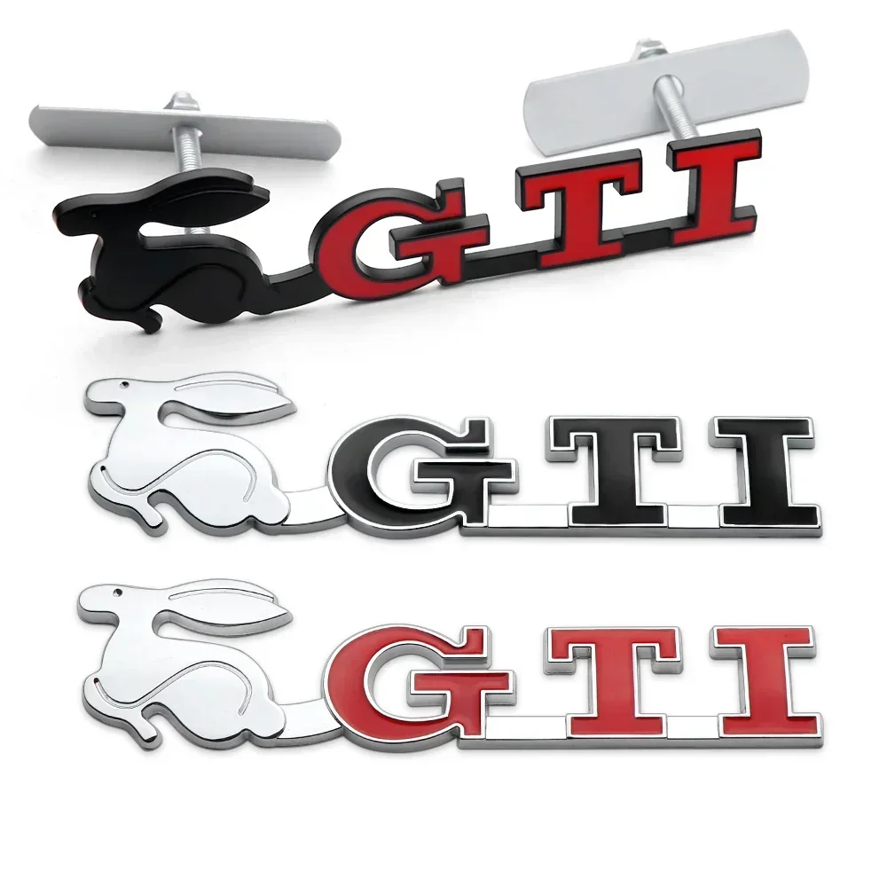Фото 1 шт. металлическая эмблема-значок GTI для решетки радиатора автомобиля, наклейка-деколь для VW Golf 2 3 4 8 7 MK2 MK3 MK4 MK5 MK6 MK7 №5