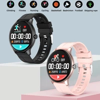 smart watch men full circle full touch high definition bluetooth call heart rate sleep health women smartwatch for android ios