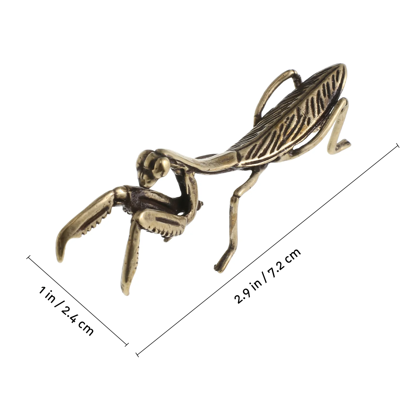 Молиться Богомол орнамент украшения для стола статуя насекомых винтажный