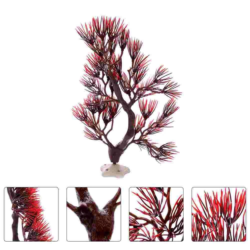 

Aquarium Fish Tank Decorations Aquatic Artificialunderwater Treeornament Decoration Sea Small Fake Coral Resin Grass Artficial