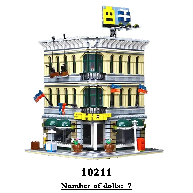 Городские строительные блоки Classic Street View 10260 10232 10224 10218 10190 10197 1021110270 10251 Подарки