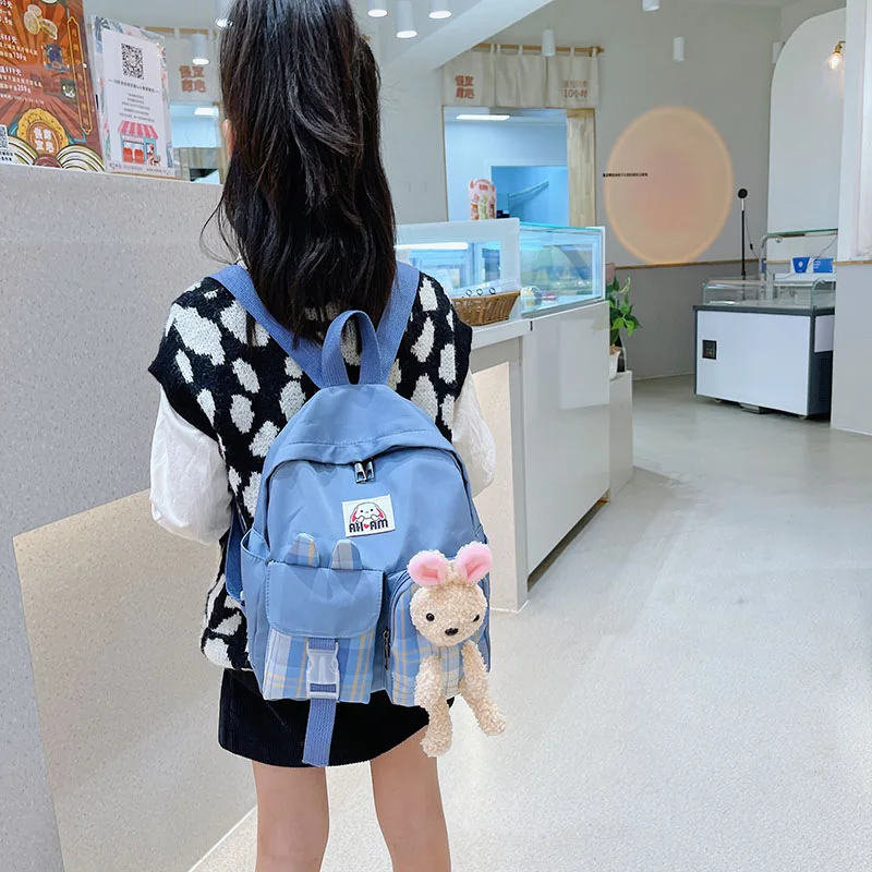 New Children's Backpack 2-5 Years Old Kindergarten Children Cartoon Backpack Cute Fashion Rabbit Schoolbag Children Gift