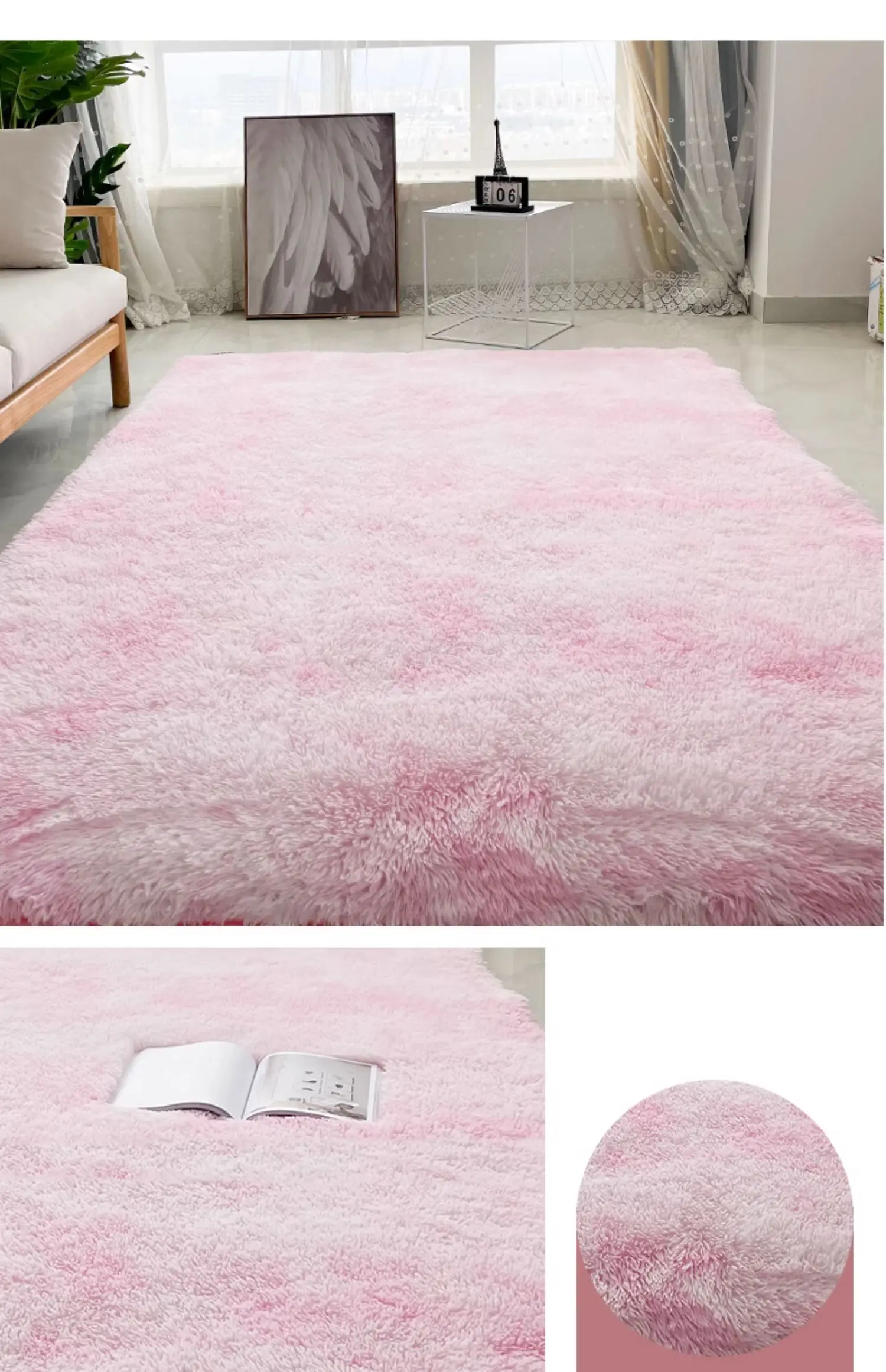 

GM5053 ковер для спальни и девочки, полностью утолщенное прикроватное одеяло, новинка 2023, Роскошное Одеяло для гостиной