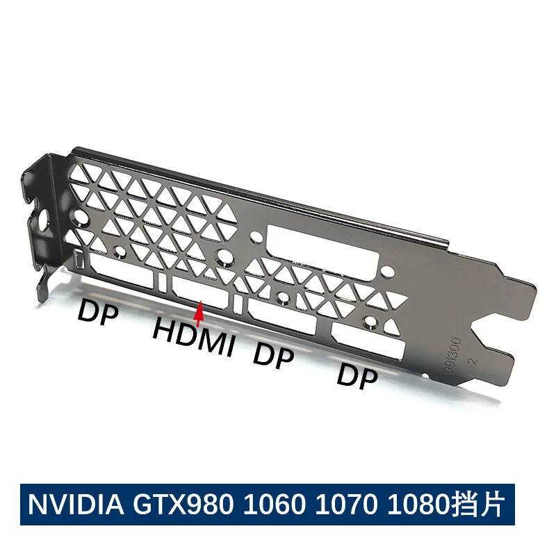 Фото Щит ввода-вывода для NVIDIA GTX 980 1060 1070 1080, кронштейн задней панели видеокарты №1