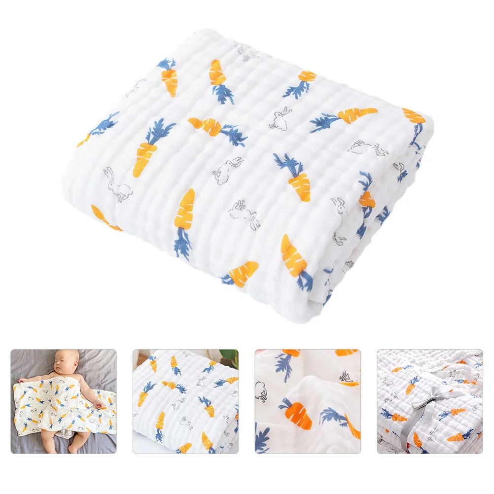 

1Pc Creative Infant Bath Towel Super Absorbent Infant Cotton Towel White