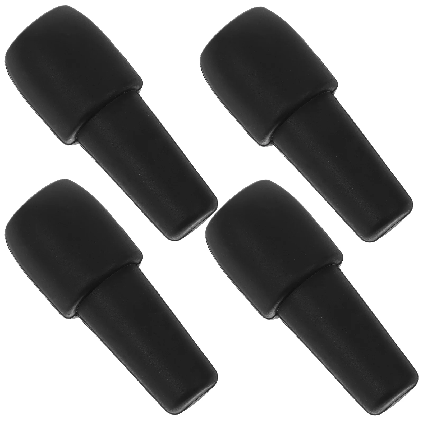 4-шт. пробка для бутылок силиконовые пробки пробковое уплотнение напитков черная