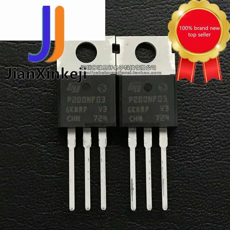

10 шт., 100% оригинальный новый полевой МОП-транзистор STP200NF03 TO-220 N-channel 30V 120A