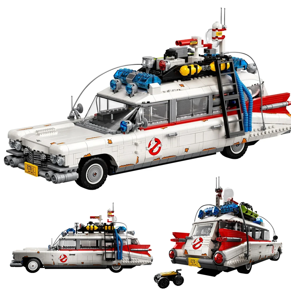 

2552PCS 1984 GhostBustered Vehicle Ecto-1&2 Car Technical Creators Ecto Building Blocks Brick Diy Toy Xmas Gifts Kid 10274