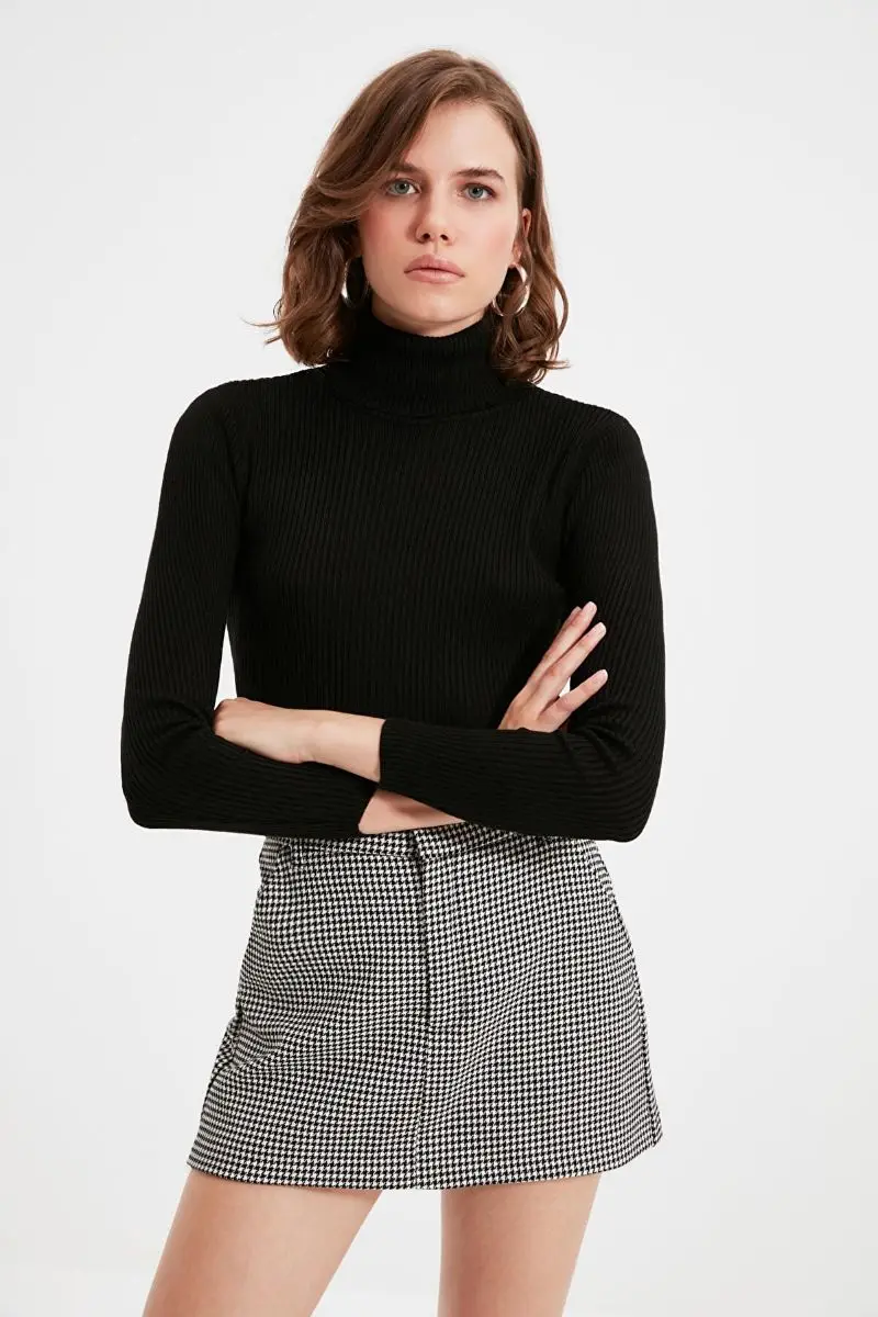 

Black turtleneck Knitwear sweater